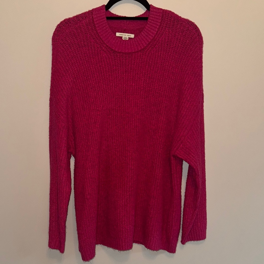 American Eagle Bright Pink Sweater